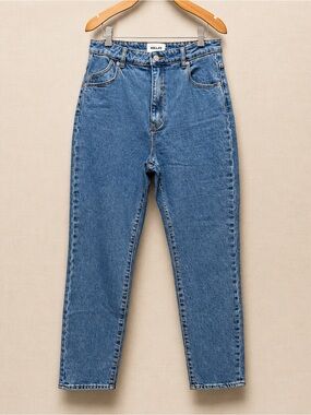 Rolla’s Dusters High Rise Slim Mom Jeans 30 Blue Vintage Wash Denim